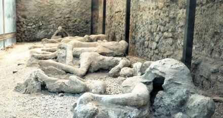 Los restos humanos fosilizados de Pompeya, curiosidades y dónde verlos.