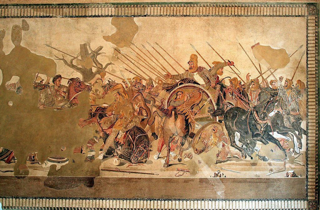 Mosaico en Pompeya