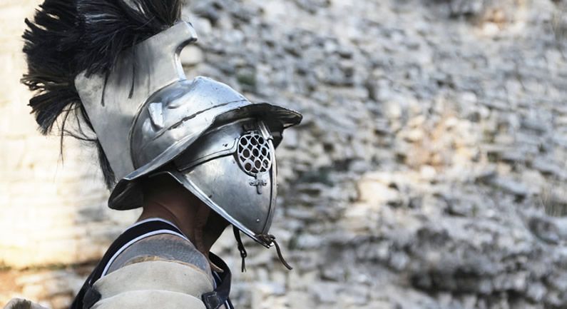 La caserne des gladiateurs à Pompéi