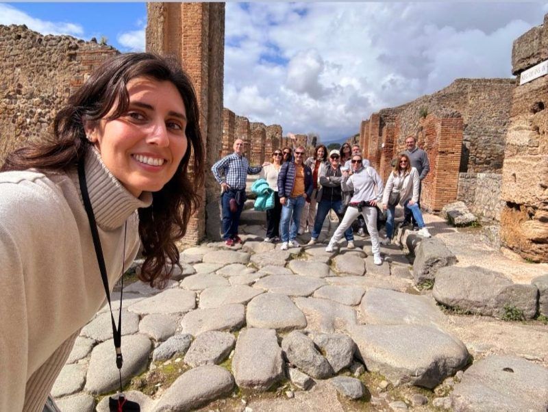 Viviana en Pompeya
