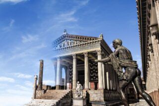 Visita de realidad virtual en Pompeya