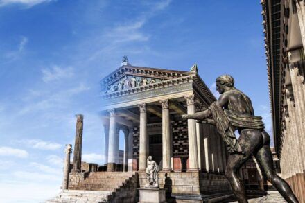 Visita de realidad virtual en Pompeya